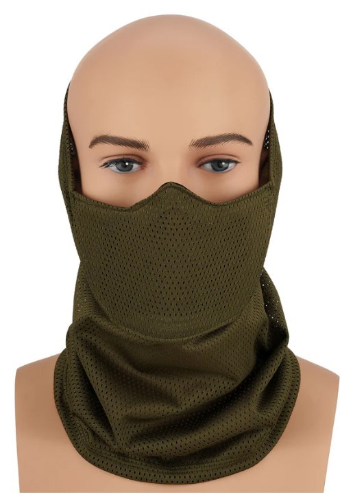 CYGNUS ARMORY FACE WARRIOR DEFENDER OLIVE