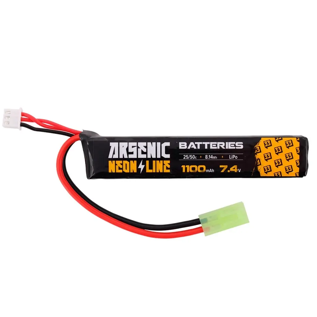 LIPO 7.4V 1100MAH 25C/50C 1STICK TAMIYA (ARSENIC)