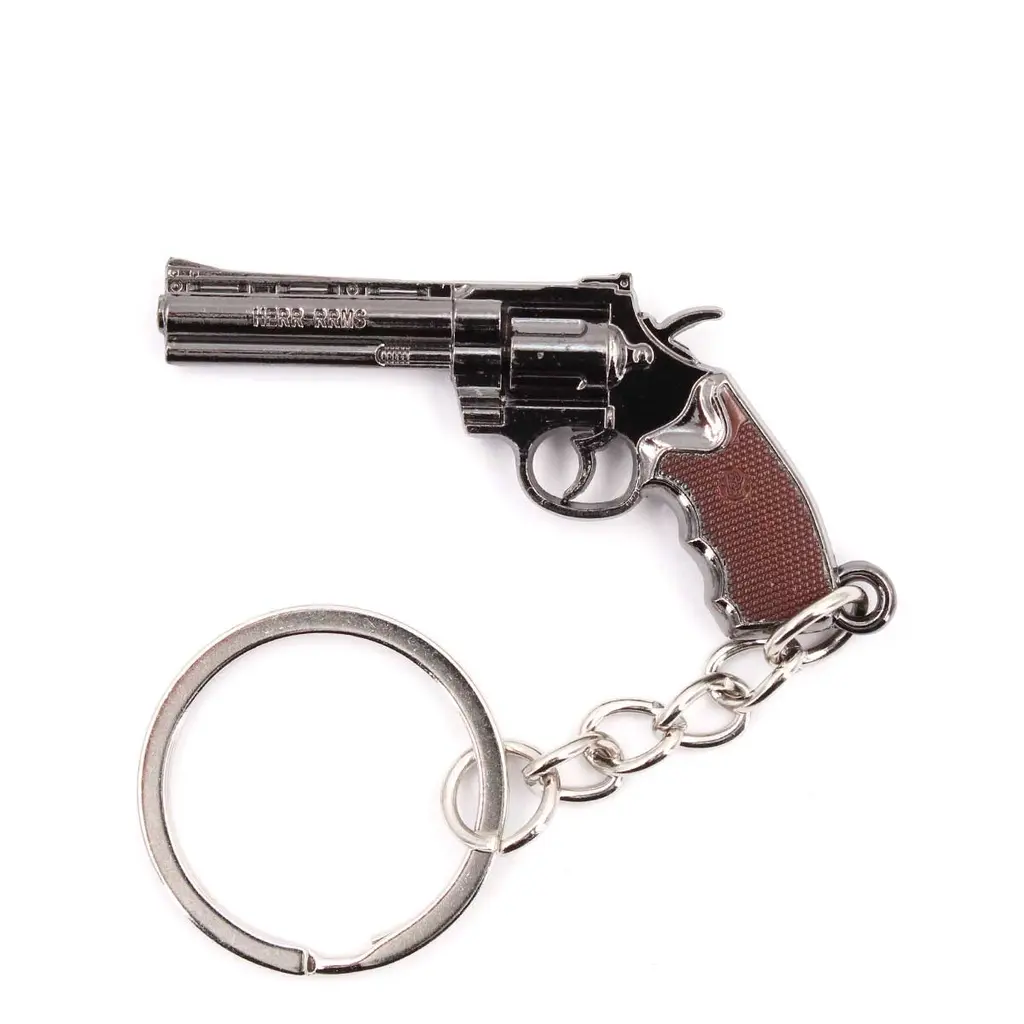 LLAVERO BH REVOLVER MG357 5CM PLATA 