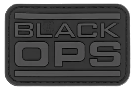 Black OPS Rubber Patch