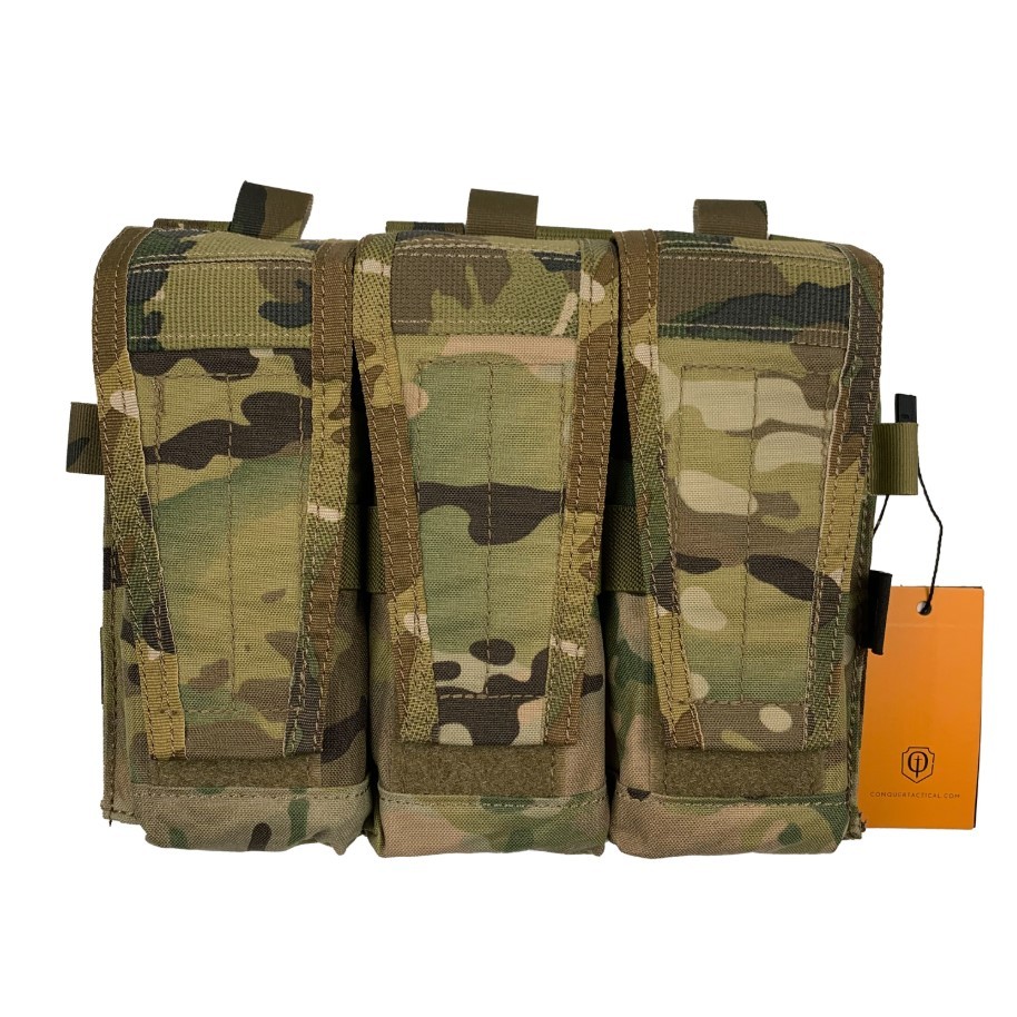 CVS TRIPLE RIFLE MAG POUCH (CONQUER)