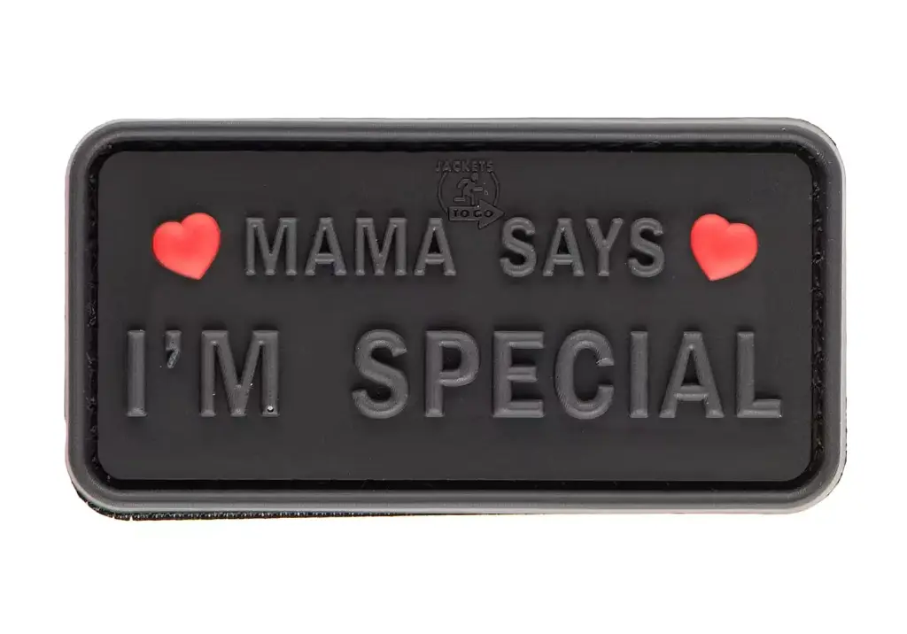 MAMA SAYS I'M SPECIAL PATCH NEGRO (JTG)