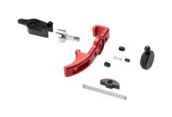 [237055] EXTENDED CHARGING HANDLE WITH SELECTOR SWITCH FOR AAP01 RED