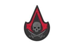 ASSASSIN SKULL RUBBER PATCH BLACKMEDIC (JTG)