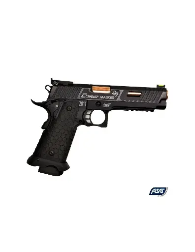 [240673] PISTOLA ASG STI COMBAT MASTER 2011 NEGRA