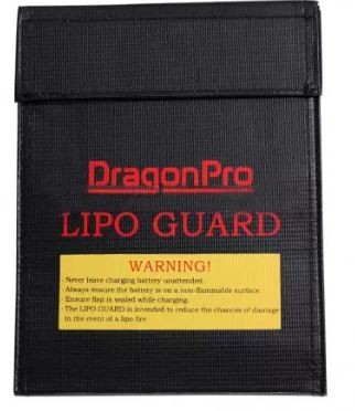 [241595] DRAGONPRO DP-LG001 LIPO GUARD BAG 18X23CM BLACK