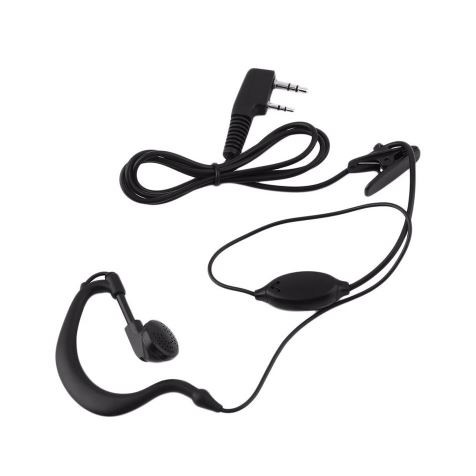 AURICULAR CON MICROFONO Y PTT STANDARD (BAOFENG)