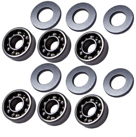 [246958] OPEN STEEL BEARINGS BUSHINGS 8 MM FOR A&K MINIMI / M60 / MK4