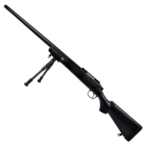 [249560] WELL SNIPER SPRING POWERED RIFLE WITH BIPOD BLACK