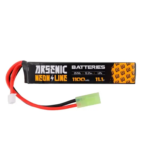 [250092] BATERIA ARSENIC PRO LIPO 11.1V 1100MAH 25C/50C 1STICK NEGRA