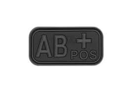 [256919] BLOODTYPE RUBBER PATCH AB POS BLACKOPS (JTG)