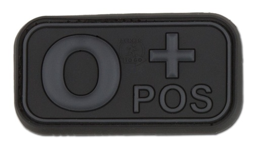 BLOODTYPE RUBBER PATCH 0 POS BLACKOPS (JTG)