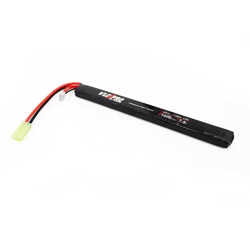 [257152] BATERIA VLC PRO LIPO 7.4V 1400MAH 25C/50C 1STICK NEGRA
