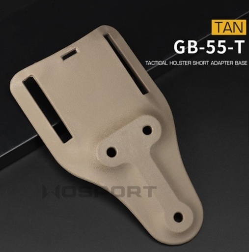 [258746] WOSPORT TACTICAL HOLSTER SHORT ADAPTER BASE FDE