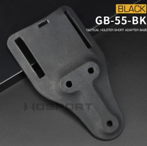 [258753] WOSPORT TACTICAL HOLSTER SHORT ADAPTER BASE BLACK