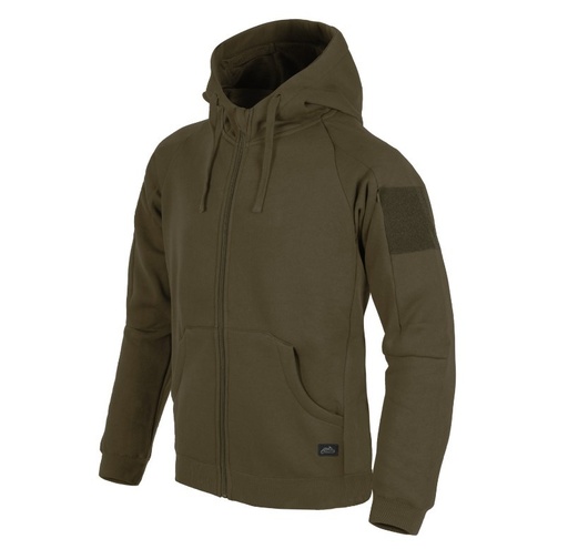 [264402] HELIKON-TEX URBAN TACTICAL HOODIE LITE FULL ZIP GREEN 2XL