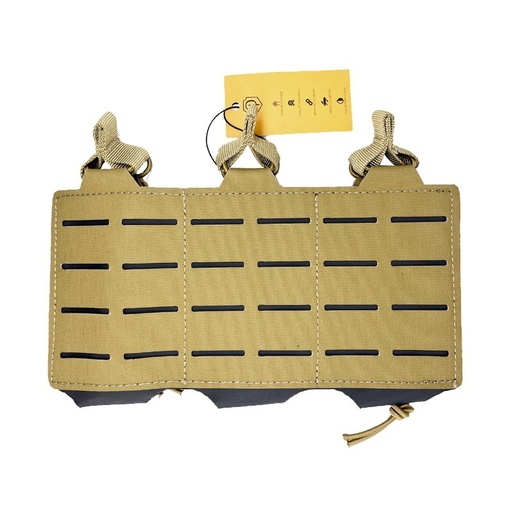 [265799] CONQUER TRIPLE RIFLE MAG POUCH CB