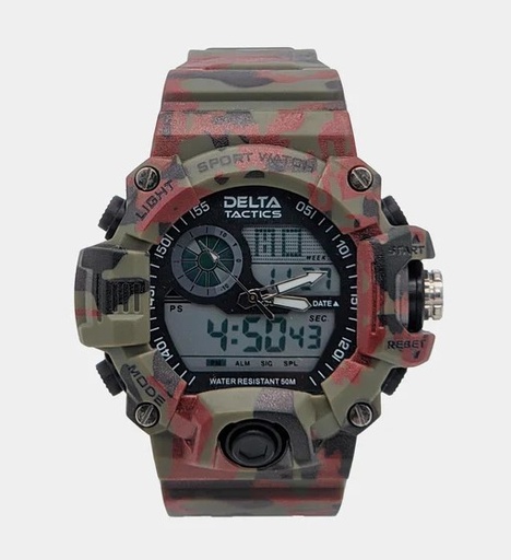 [267809] RELOJ TACTICO ANALOGICO Y DIGITAL CAMUFLAJE DELTA TACTICS
