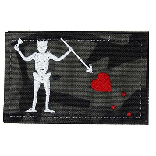 [268851] TMC BLACKBEARD VELCRO PATCH (MULTICAM BLACK)
