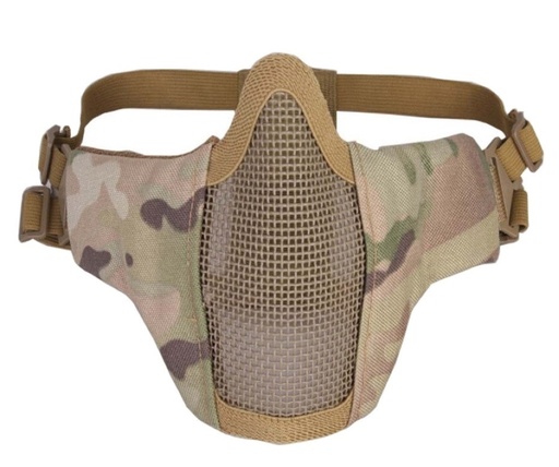 [271493] EMERSONGEAR HALF FACE MASK WITH STEEL MESH MULTICAM