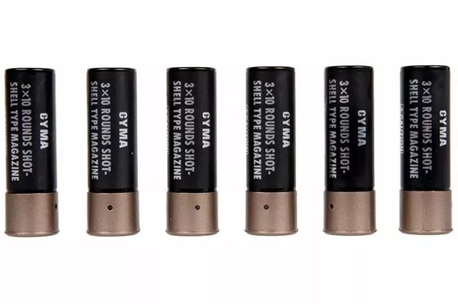 [271943] PACK OF 6 X 30 BALL CARTRIDGES FOR M870 CYMA