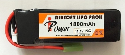 [272759] BATERÍA IPOWER 11.1V 1800MAH 20C MINI
