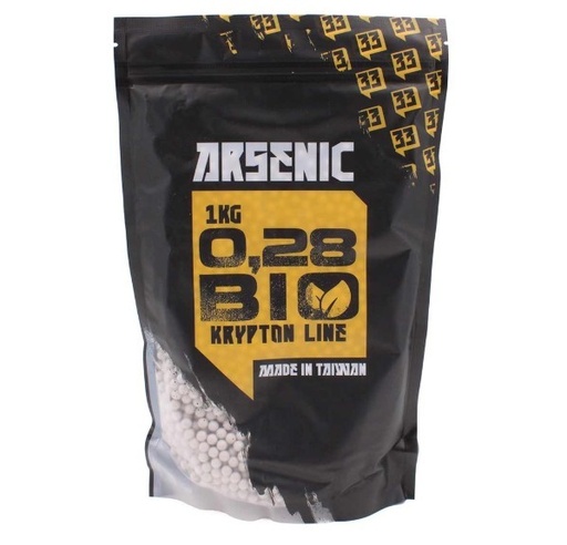 [274807] BOLAS ARSENIC KRYPTON BIO 0.28G 1KG BLANCA
