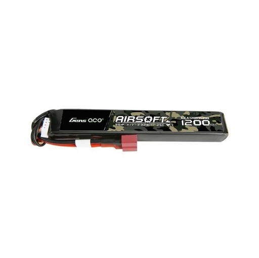 [275217] BATERÍA GENS ACE 1200MAH 25C 11.1V STICK T-PLUG GEA12003S25D
