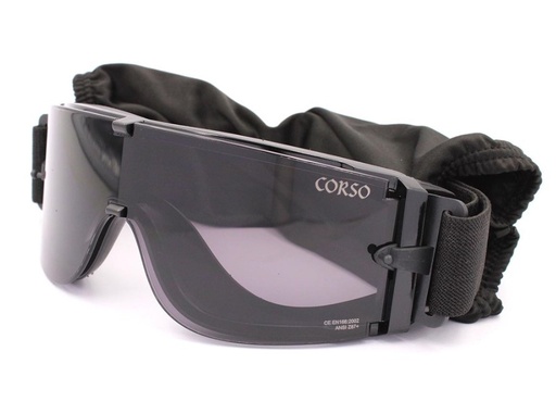 [275705] GAFA CORSO REVENGE MK800 3 LENTES NEGRA