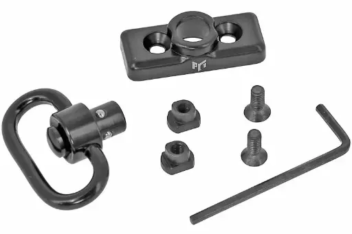 ANILLA PARA CORREA CON ENGANCHE QD A M-LOK & KEYMOD (DOUBLE BELL) 