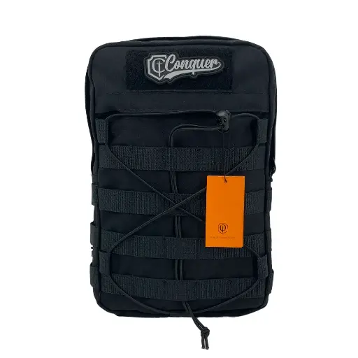 [10815] CONQUER MT ZIP BACKPACK - BK 