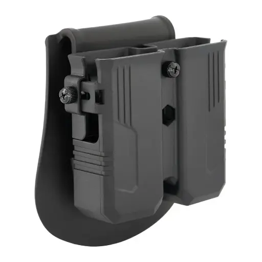 [DRA379033] Portacargador Pistola Airsoft Doble Universal Polímero DragonPro Negro