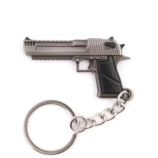 [BH-1525]  LLAVERO BH PISTOLA DESERT EAGLE 5CM PLATA