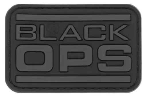 Black OPS Rubber Patch